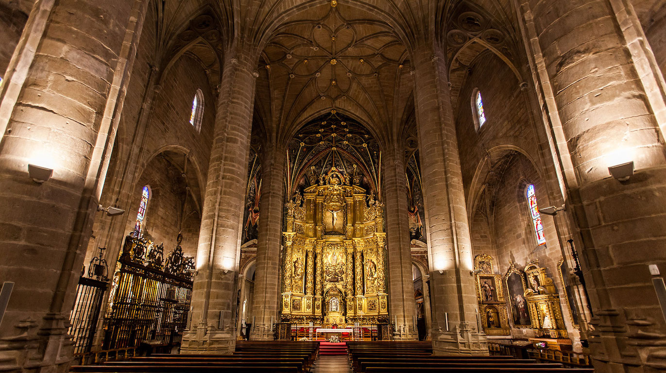 Logroño Concatedral Santa María la Redonda Retablo Mayor