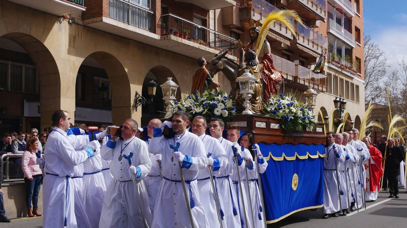 Logroño Semaine Sainte Procession de La Borriquita