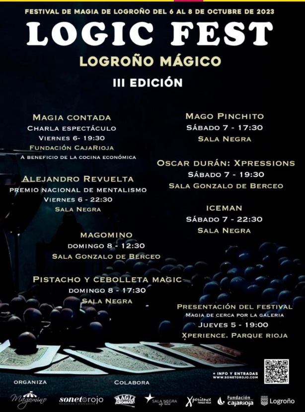 Festival de magia de Logroño 2023 - 6 al 8 oct
